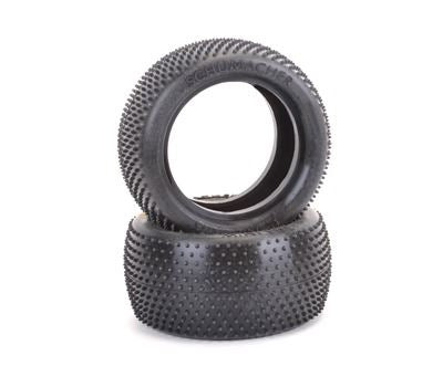 Schumacher Mini Pin 1 Rear Buggy Tyres - Blue - 1 Pair