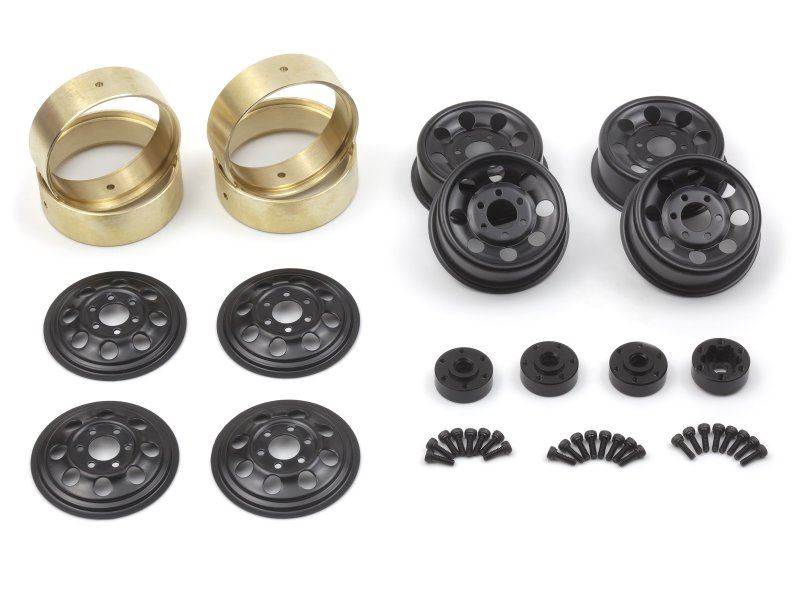 Cs-8 Steel Beadlock Wheel 1.2In (Black/4Pcs)