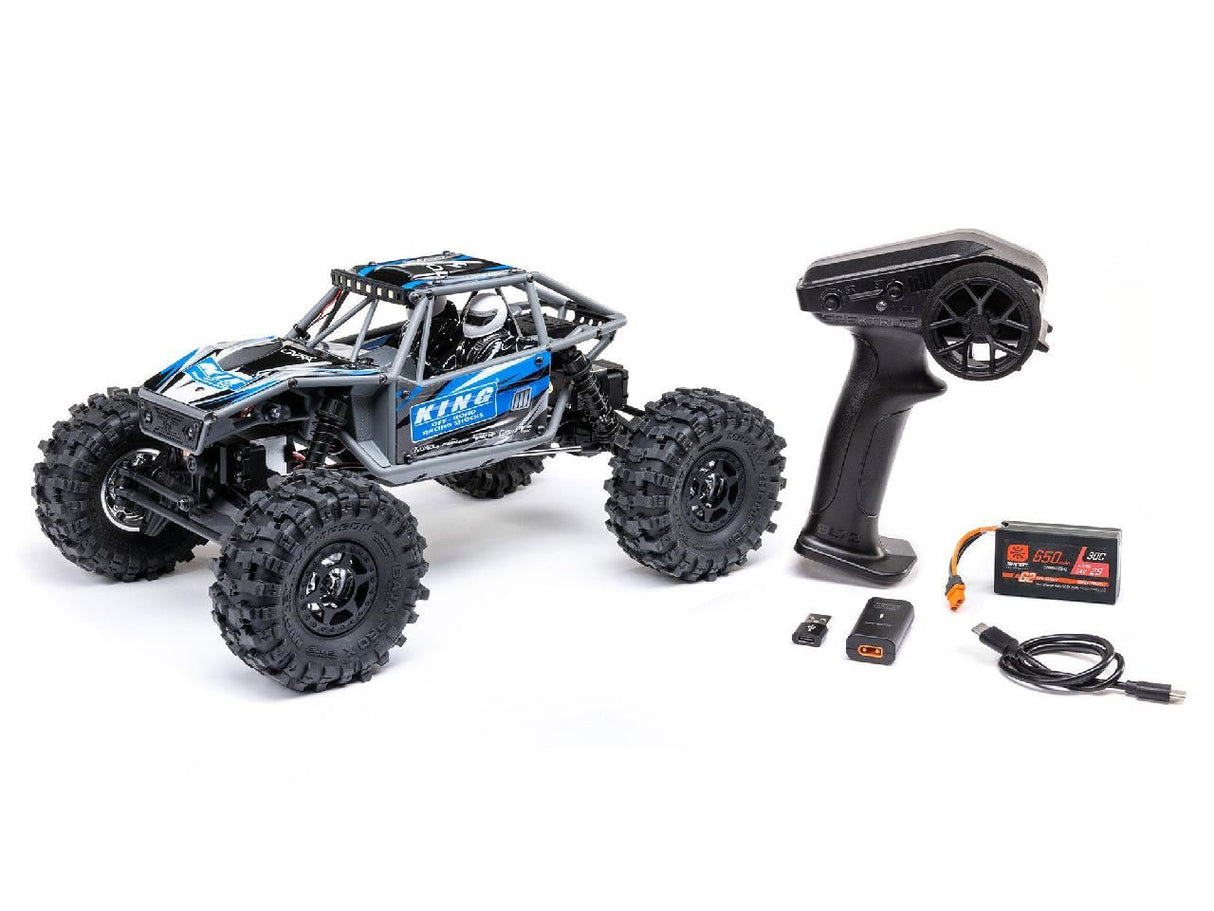 Axial 1/18 Utb18 Capra 4Ws 4Wd Trail Buggy Rtr With Bat/Chg Blue