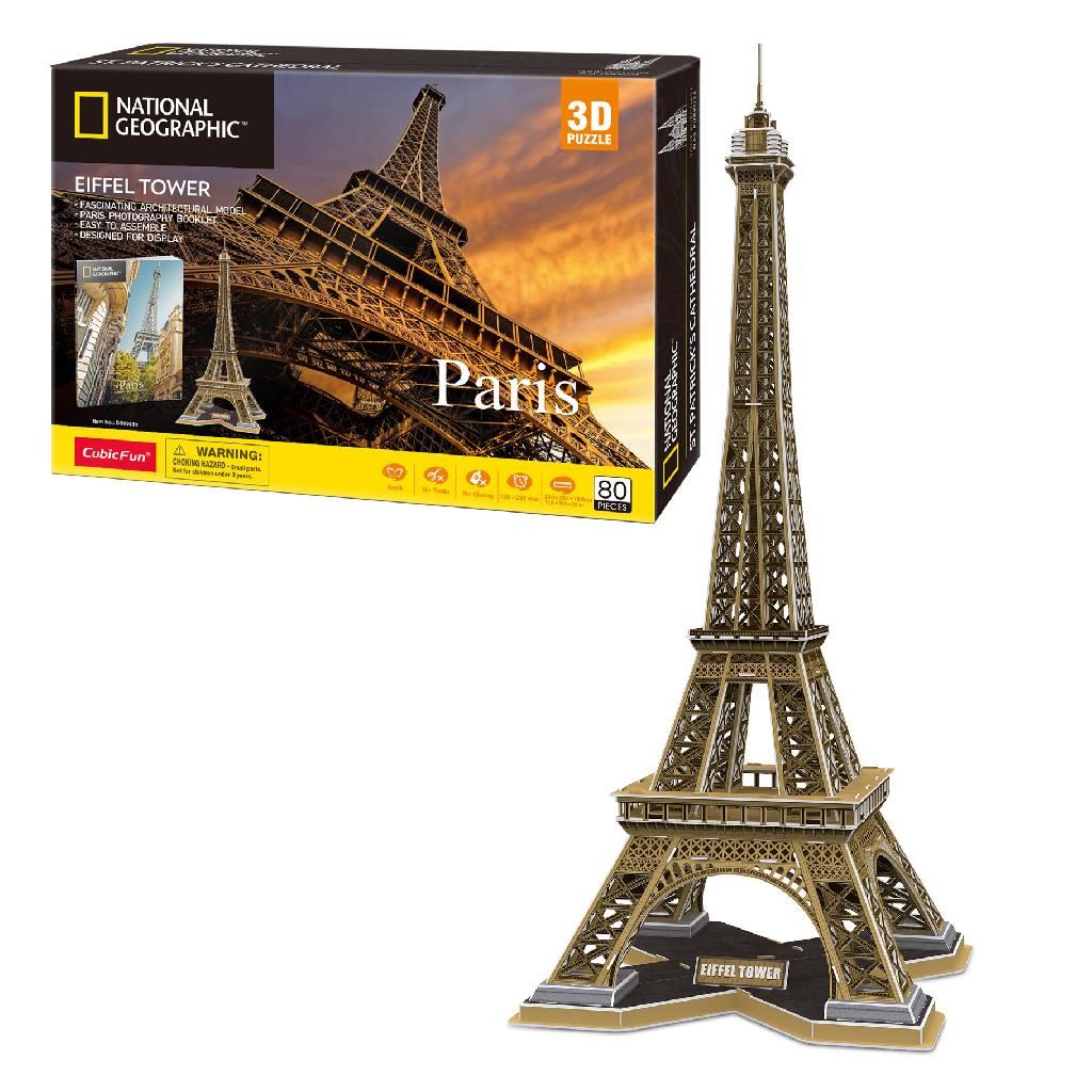 Cubicfun Eiffel Tower (80 Pieces)