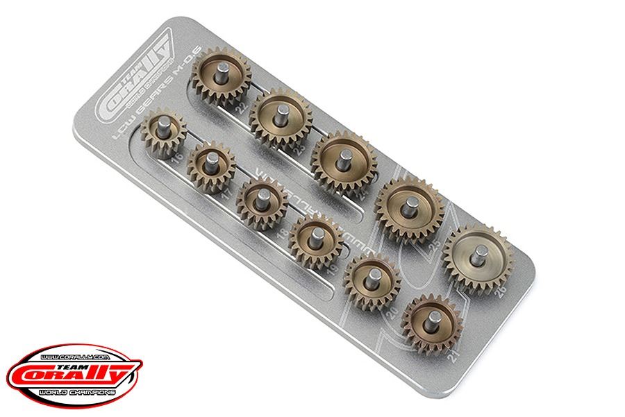Corally Pinion Caddy M0.6 11 Pinions 3.17mm