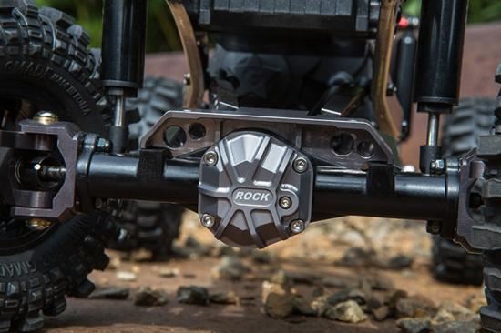 GMADE GS01 FRONT AXLE TRUSS UPPER LINK MOUNT (TI. GREY)