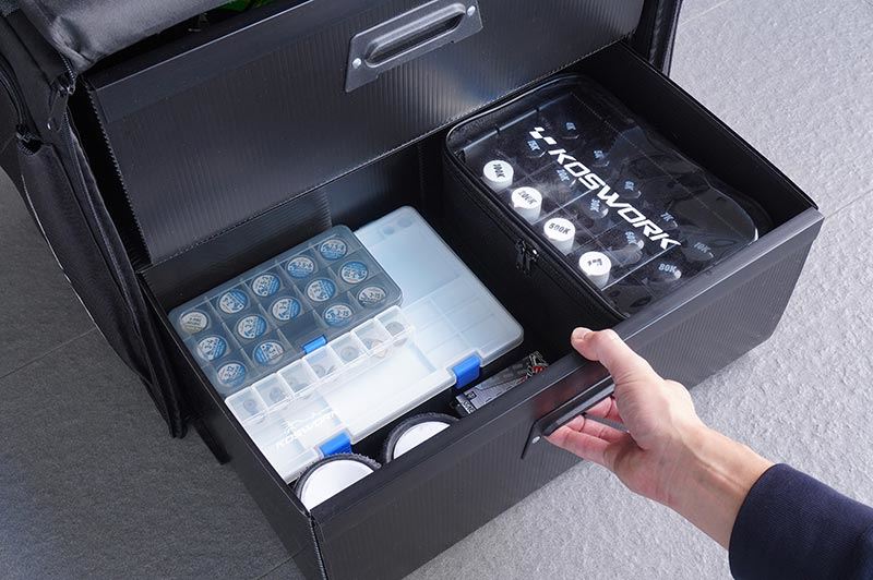 Koswork 1:10 Rc Dual Drawer Bag (540X350X420Mm) Pp Frame