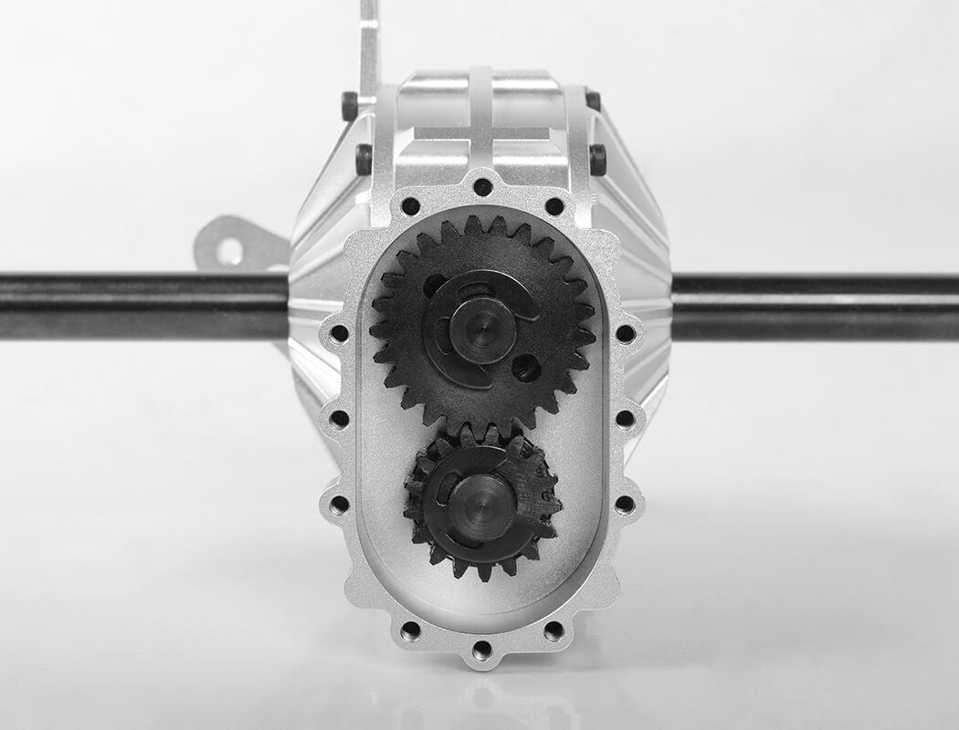 RC4WD 1/4 SCALE ALUMINUM REAR AXLE W/QUICK CHANGE GEARS (SKELL