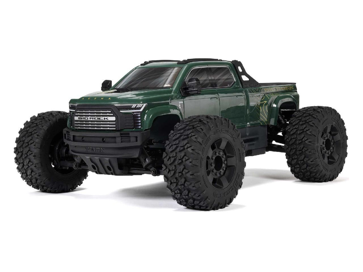 Arrma 1/10 Big Rock 223S Dsc 4X4 Rtr Brushless Monster Truck, Gree
