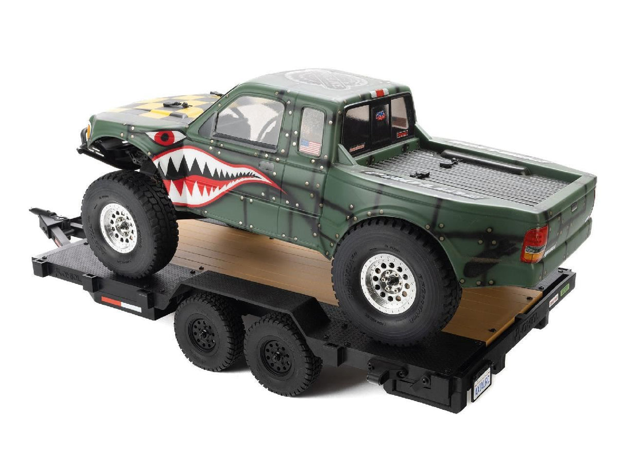 Axial 1/10 Scx10 Flat Bed Vehicle Trailer