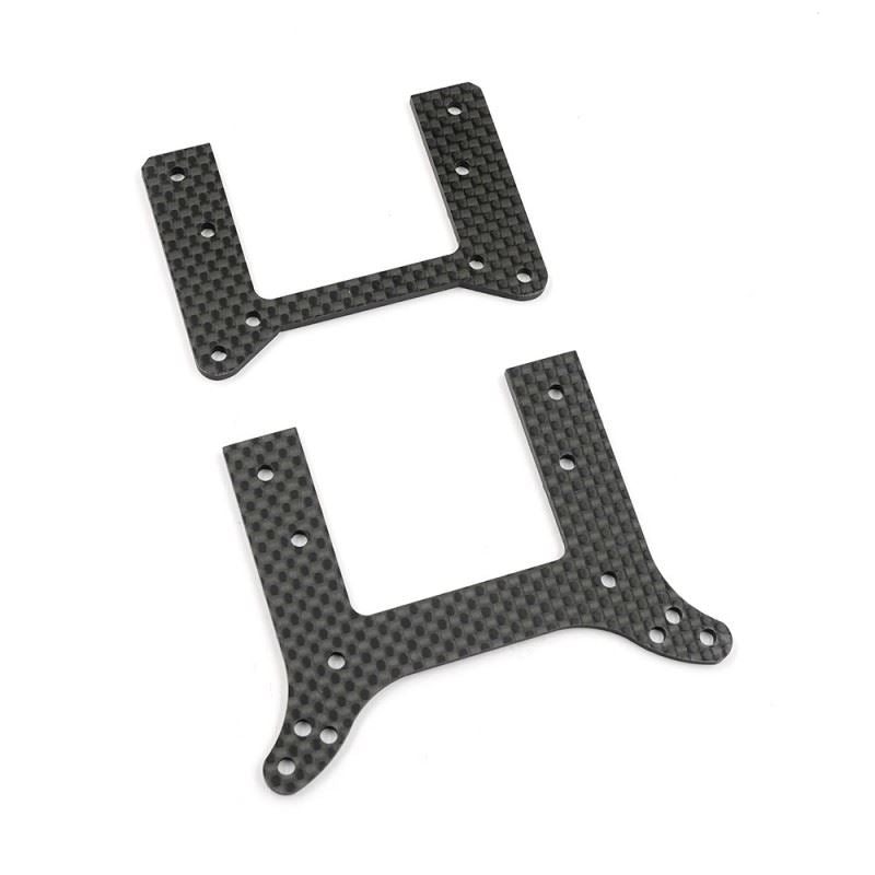 Yeah Racing Graphite Front & Rear Shock Tower For Yokomo 870C Super Dog Fighter Yz10 2023