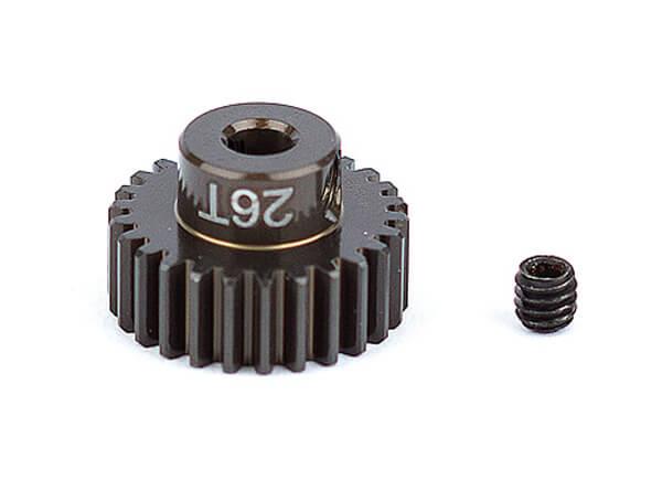 ASSOCIATED FACTORY TEAM ALUM. PINION GEAR 26T 48DP 1/8"SHAFT