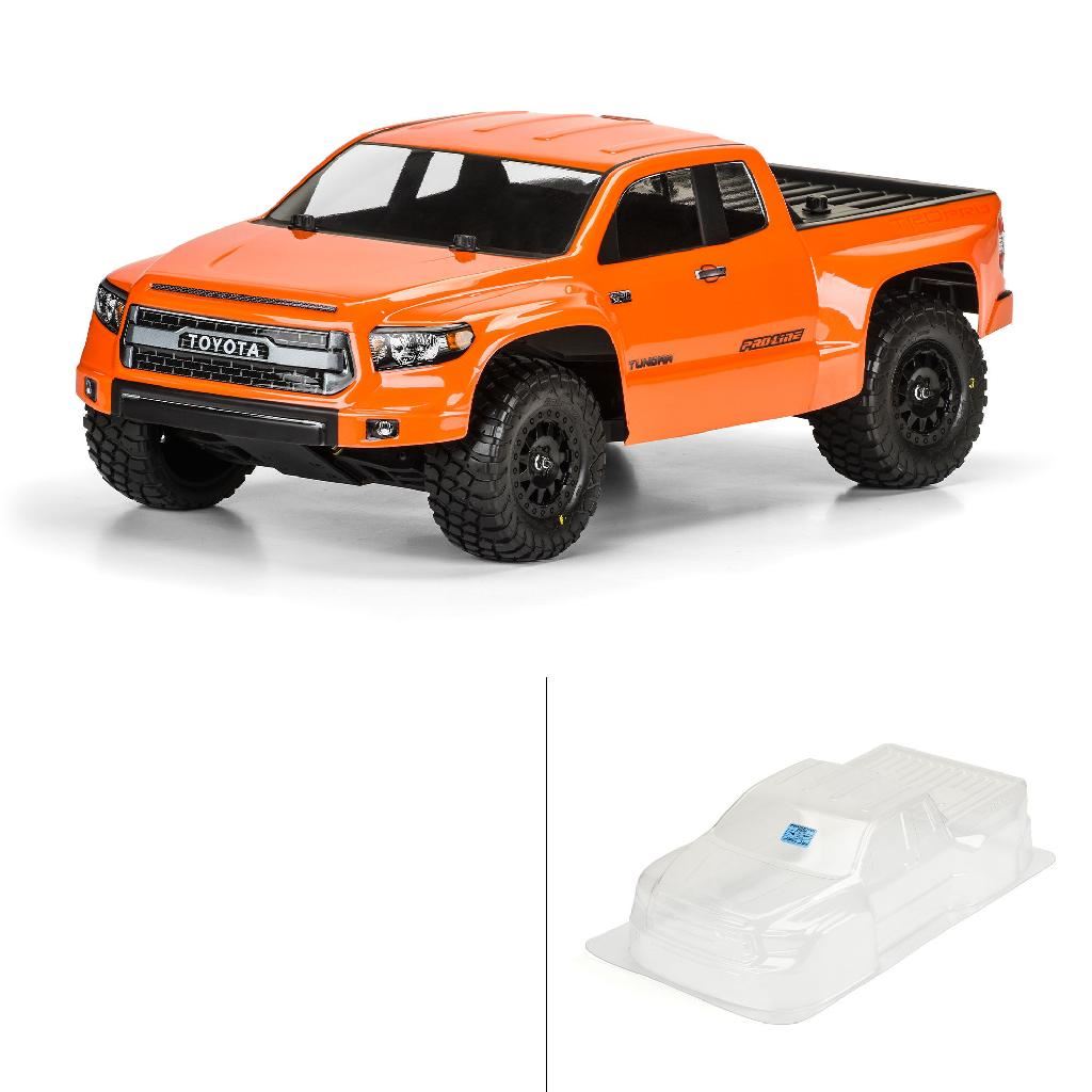 Proline 1/10 Toyota Tundra Trd Pro True Scale Clear Body: Short Cour