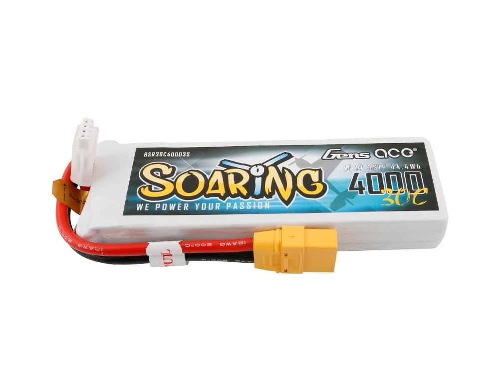 Gens Ace Li-Po 4S 14.8V 4000mAh 30C Soaring with EC5