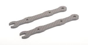 Schumacher C/F Saddle Lipo Strap - CAT K2 - (2pcs)