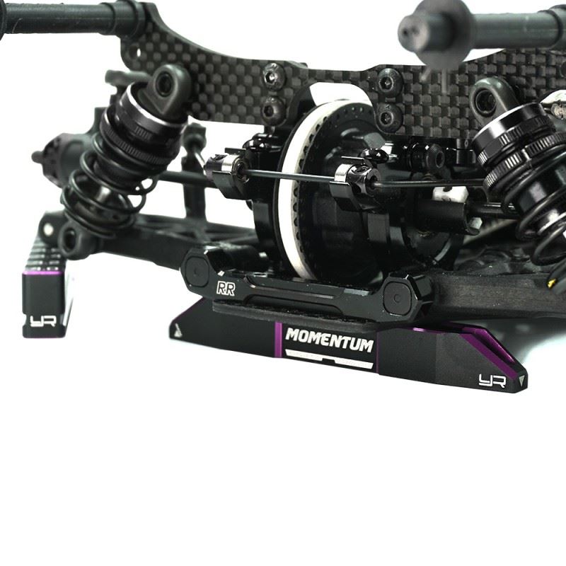 Yeah Racing Momentum 7075 Aluminum Chassis Droop Gauge Support Block For 1/10 Touring Car