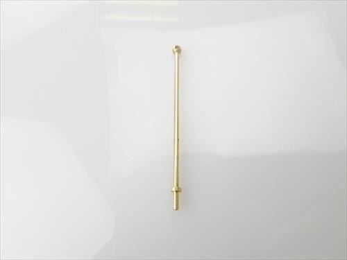 RACTIVE 1 Hole Stanchion, Brass 40mm (Pk10)