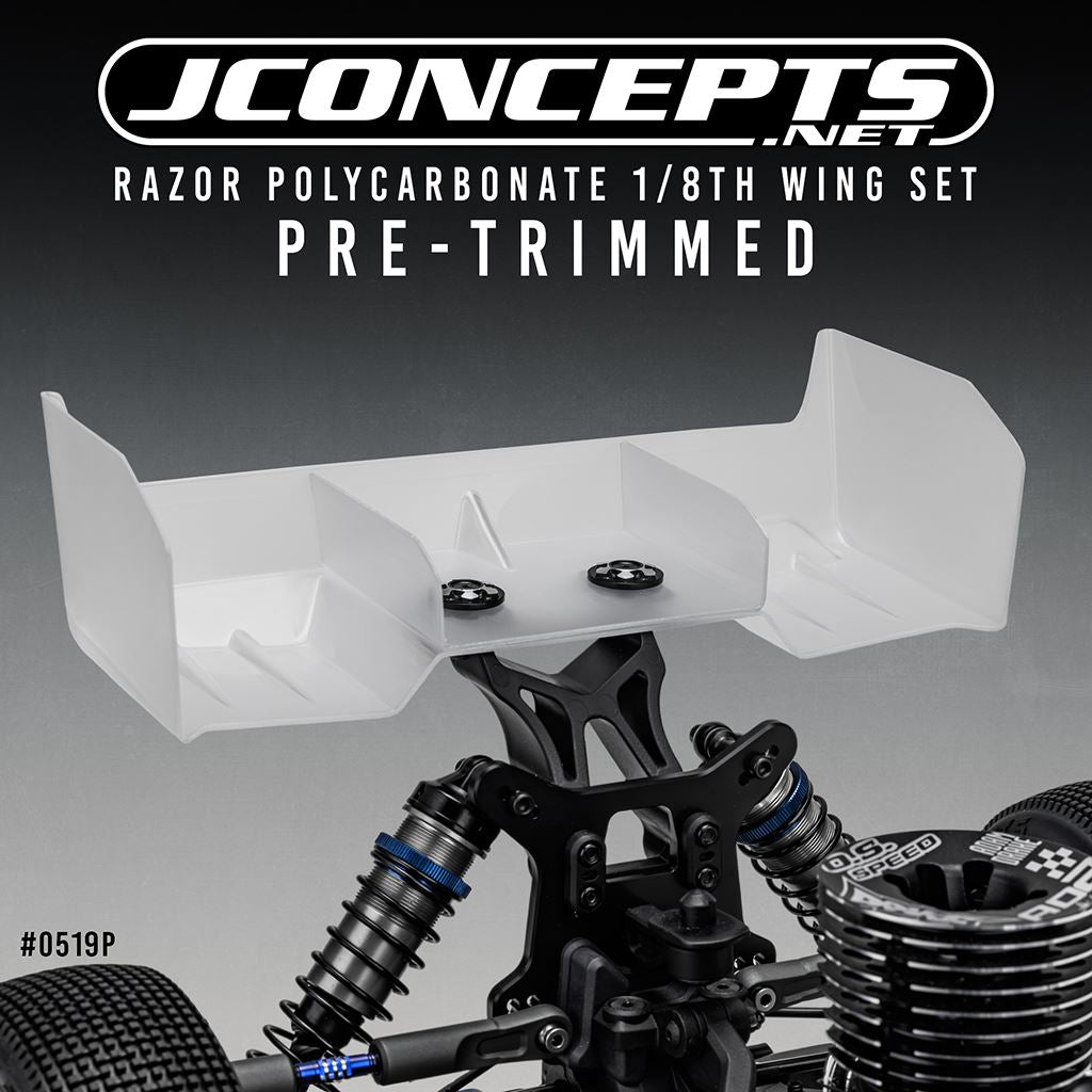 Razor Polycarbonate 1/8Th Wing Set Pre-Cut