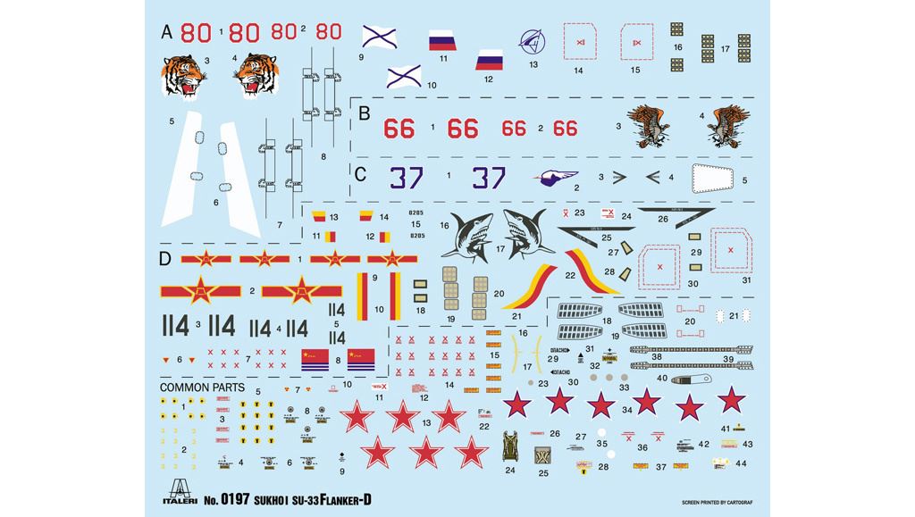 Italeri Su-33 Sea Flanker–D