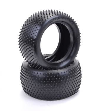 Schumacher Mini Pin 2 1:10 Buggy Rear Tyres - Blue