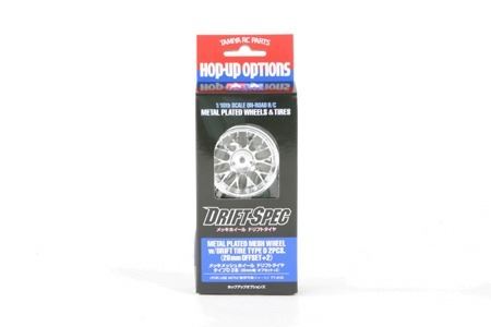 Tamiya Plated Mesh Wheel W Drift Tyres 2