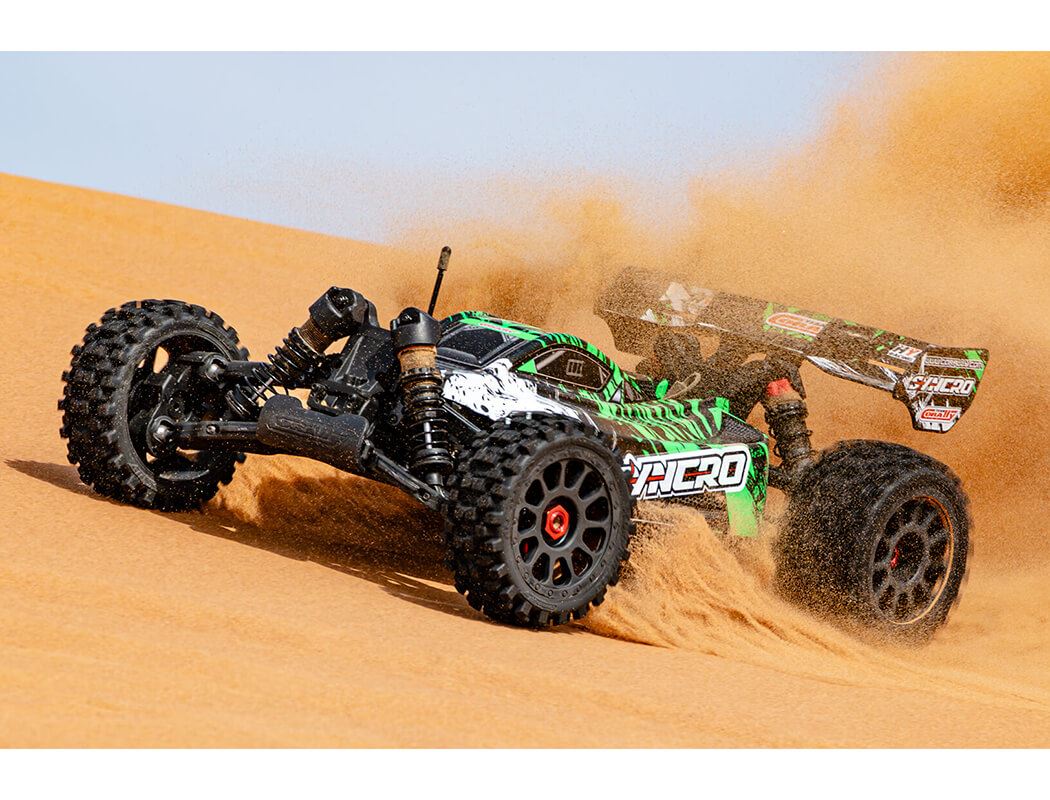 Corally Syncro-2 1/8 Brushless 3-4S Basher Buggy Rtr - Green