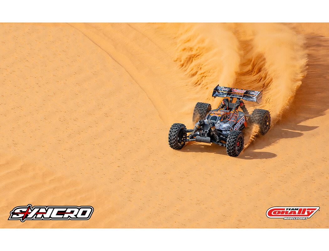 Corally Syncro-2 1/8 Brushless 3-4S Basher Buggy Rtr - Orange