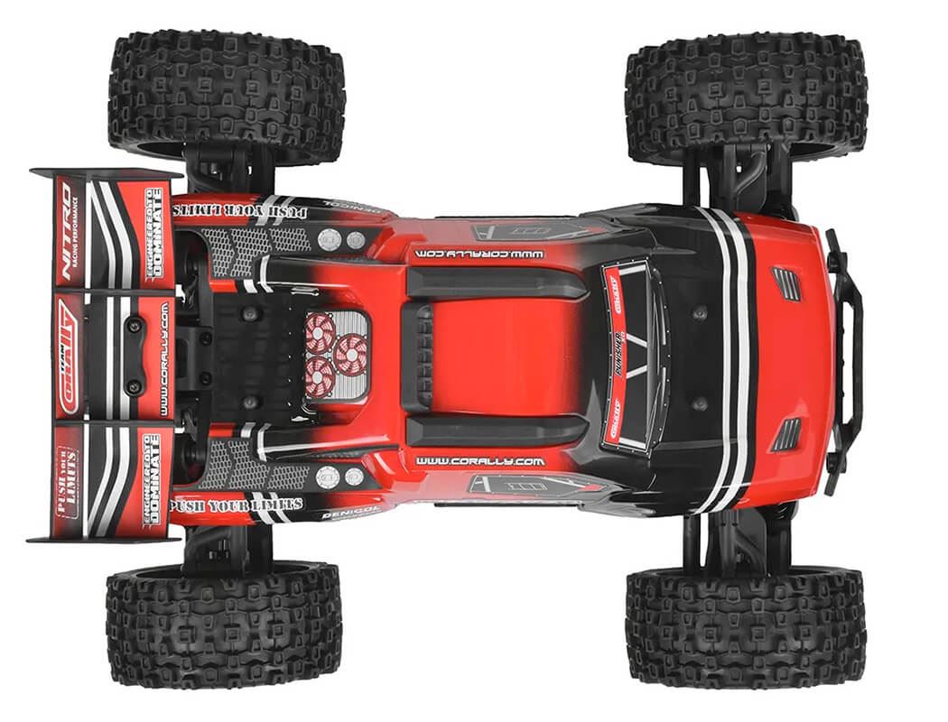 Corally Punisher Xd Rtr Truck - Red