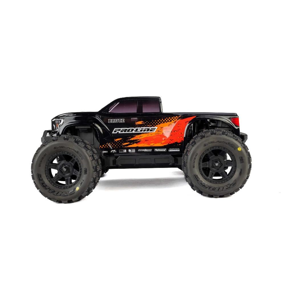 Pro-Line 1/16 Pre-Cut Truck Body Tough Color Black: Traxxas Mini Maxx