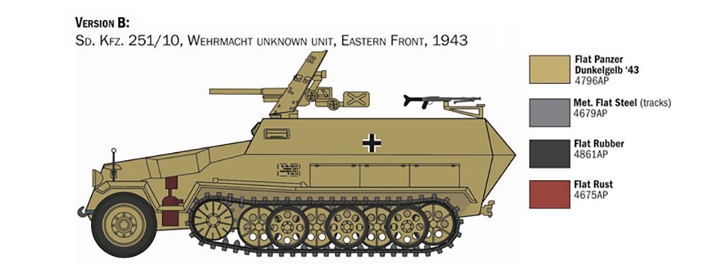Italeri Sd.Kfz. 251 /10