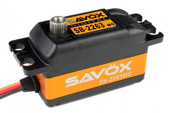 SAVOX LOW PROFILE BRUSHLESS DIGITAL SERVO 10KG/0.076s@6.0V