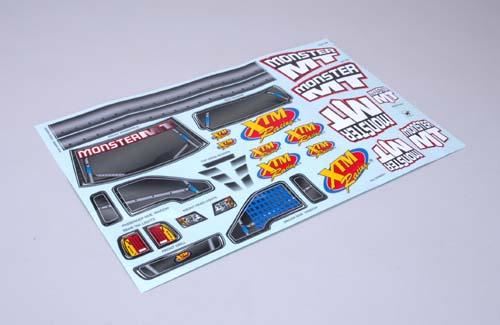 XTM Racing Decal Sheet-Diecut - Monster MT