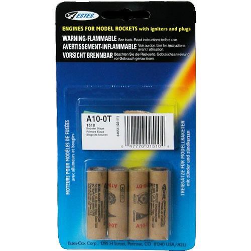 ESTES Rocket motors A10-0T (Pk4)