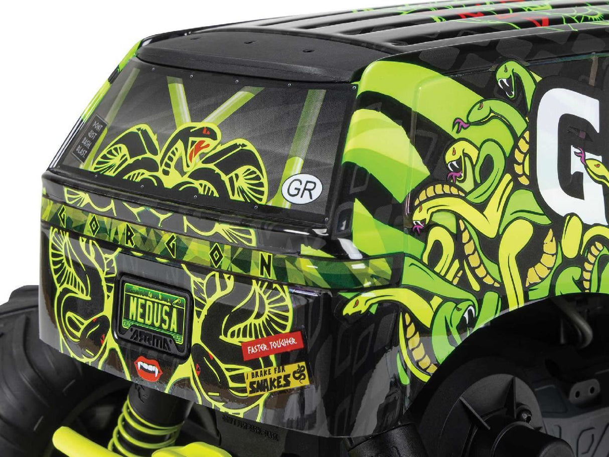 Arrma Gorgon 2wd MT 1/10 RTR Smart w/8.4v Batt/USB Charger Yellow