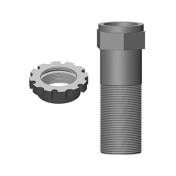 Corally Servo Saver Shaft W/Nut Aluminum 1 Pc