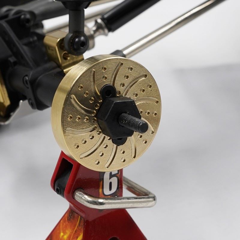 Yeah Racing Brass Rear Axle Weights 54g Each 2pcs For Element 1/10 Enduro