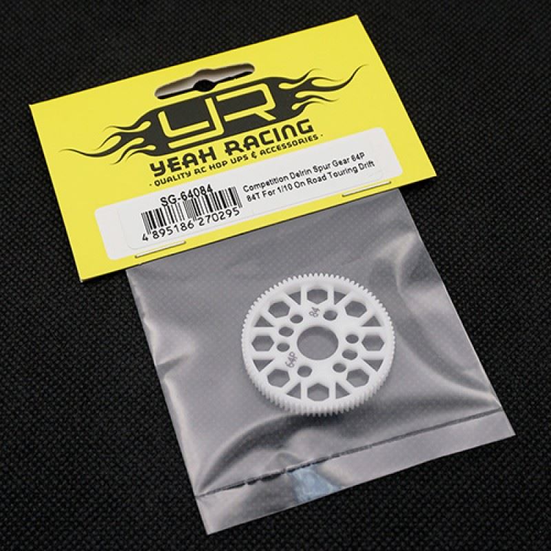 Yeah Racing Competition Delrin Spur Gear 64P 84T For 1/10 On Road Touring Drift
