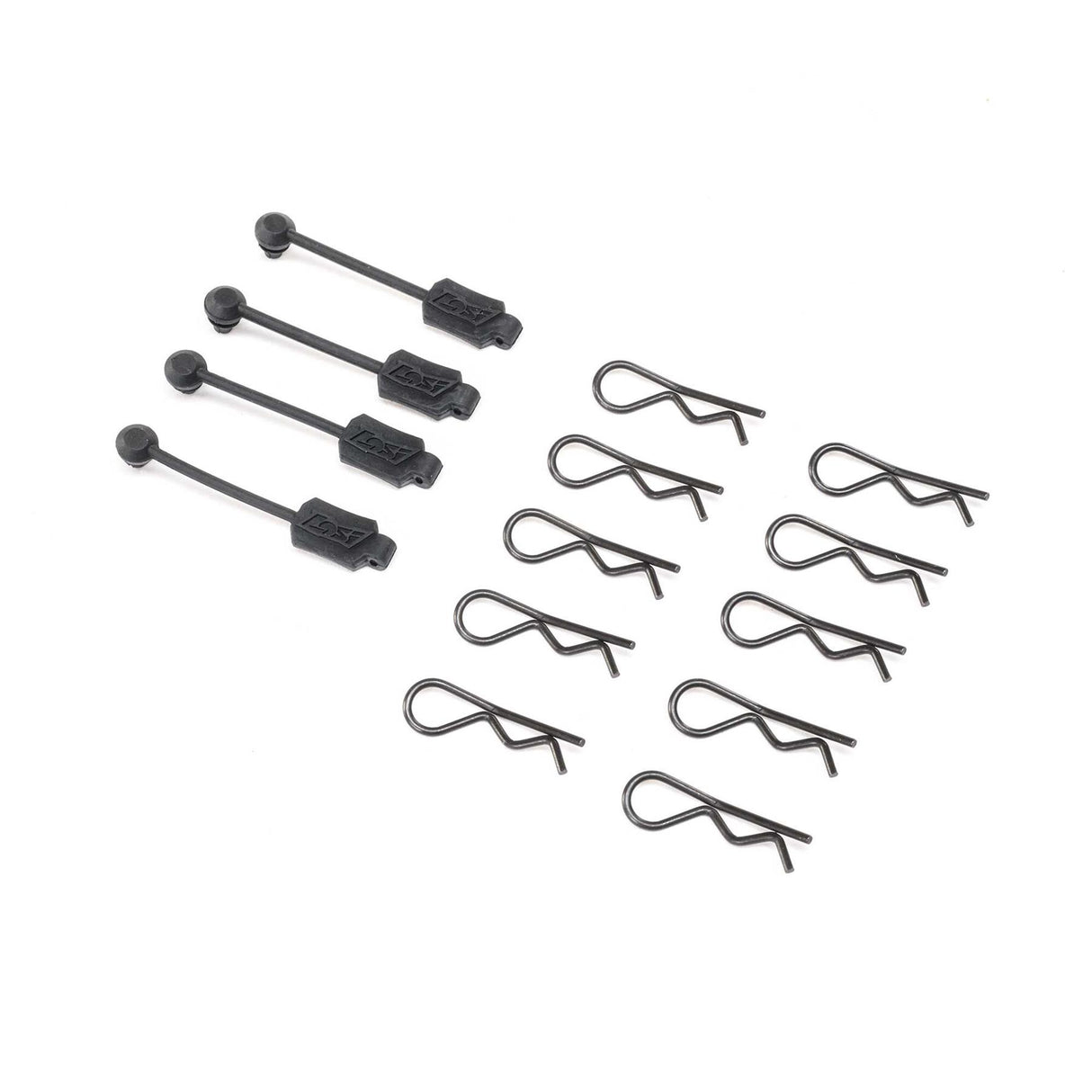 Losi Body Clip (10) & Leash (4): Promoto-MX