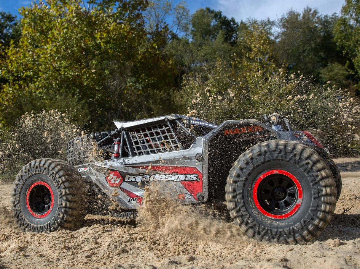 Losi Super Rock Rey: 1/6 4WD Elec Rock Racer, RTR Gray