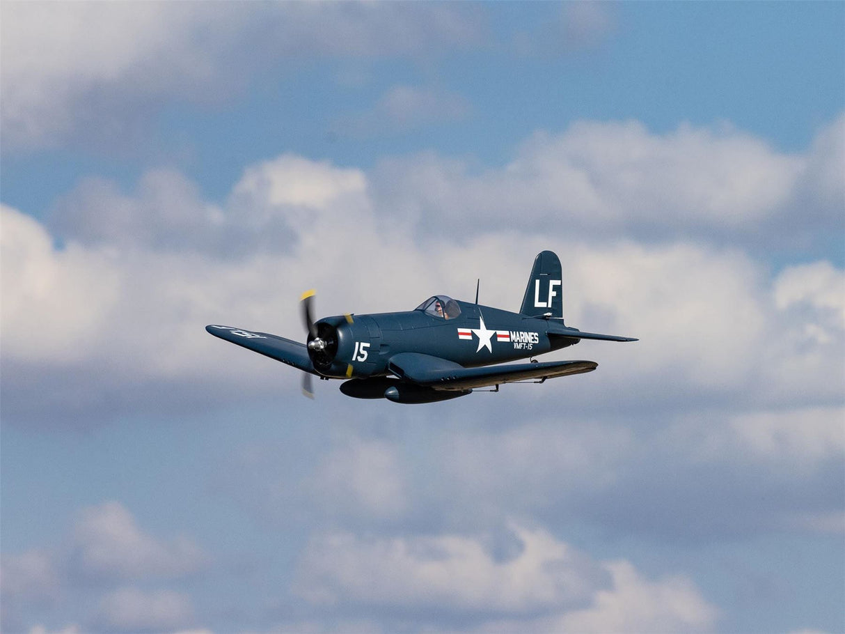 E Flite F4U-4 Corsair 1.2m BNF Basic with AS3X and SAFE Select