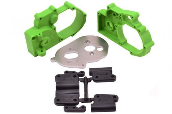 RPM TRAXXAS 2WD HYBRID GEARBOX HOUSING AND REAR MOUNTS BLACK