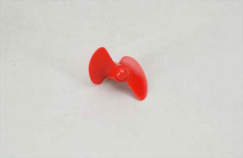 RACTIVE 2 Bladed 40mm Waterscrew Red Nylon M4 LH