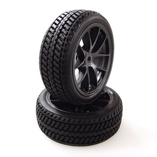 Carisma 24Mm Multi Spoke Wheel Mounted Slick Tyres (Pr)