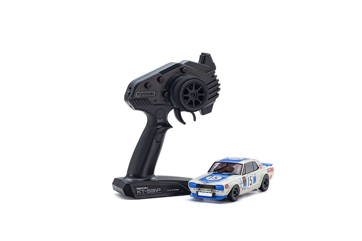 Mini-Z Awd Skyline 2000Gt-R Kpgc10 Racing'72 Blue No15 (Ma020/Kt531P)