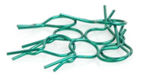 Schumacher Big Body Clip 1/10 - Metallic Green (8)