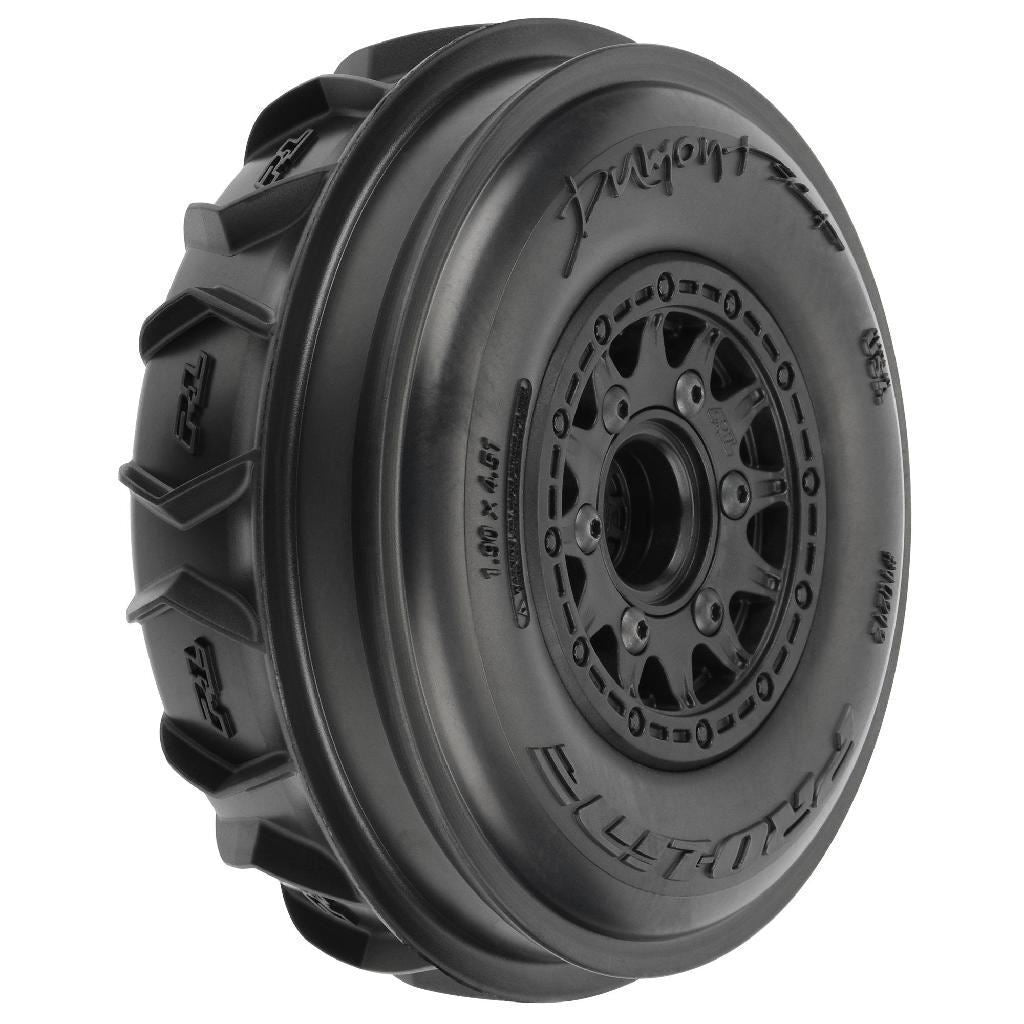 Proline 1/10 Dumont Fr Paddle/Rib 2.2In/3.0In Sc Mounted 12mm Black Ra