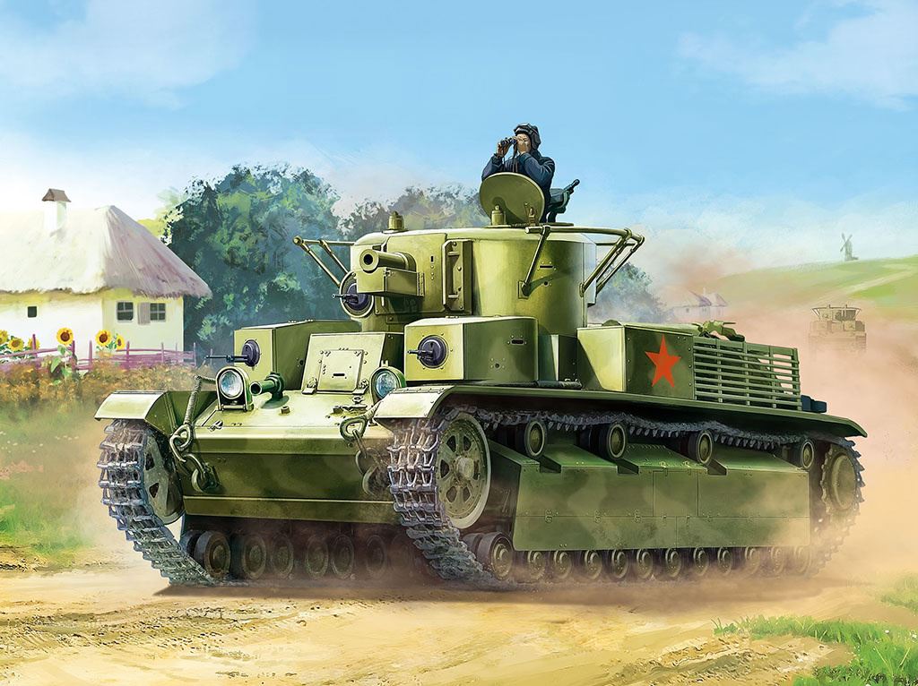 Zvesda T-28 Soviet Tank