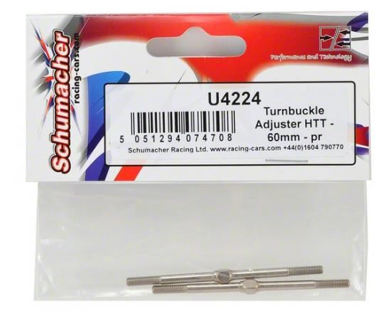 Schumacher Turnbuckle Adjuster HTT - 60mm - pr