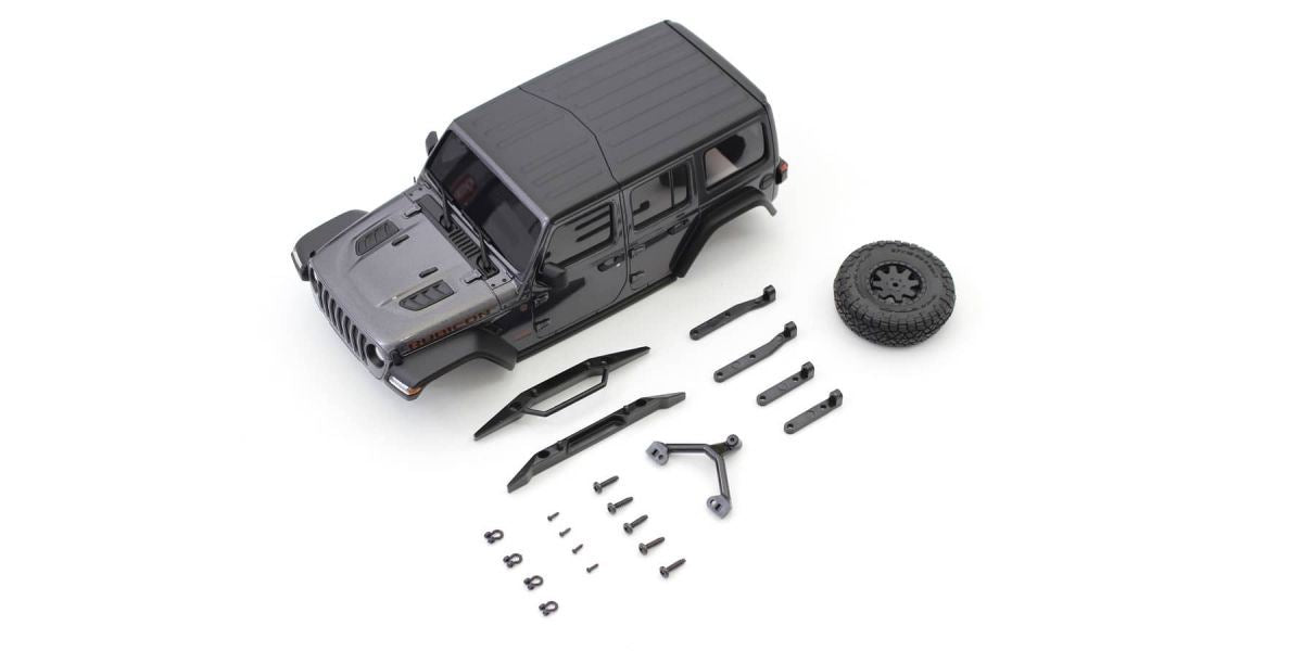 Bodyshell Jeep Wrangler Rubicon Mini-Z 4X4 Mx01 Grey