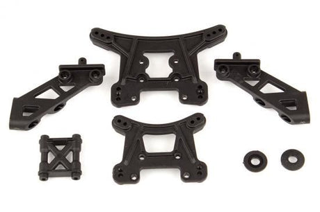 ASSOCIATED REFLEX 14B/14T WING MOUNT, FRONT/REAR SHOCK TOWERS