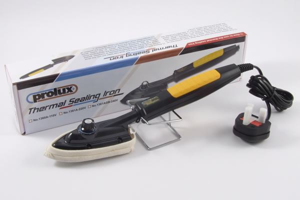 PROLUX THERMAL SEALING IRON w/STAND (EU 2-PIN PLUG)