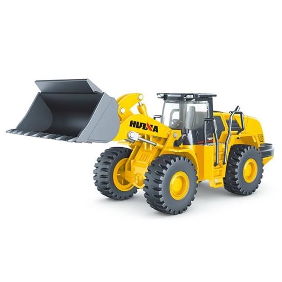 HuiNa 1/50 Diecast Wheel Loader Static Model