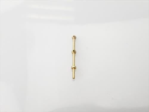 RACTIVE 2 Hole Stanchion, Brass 15mm (Pk10)