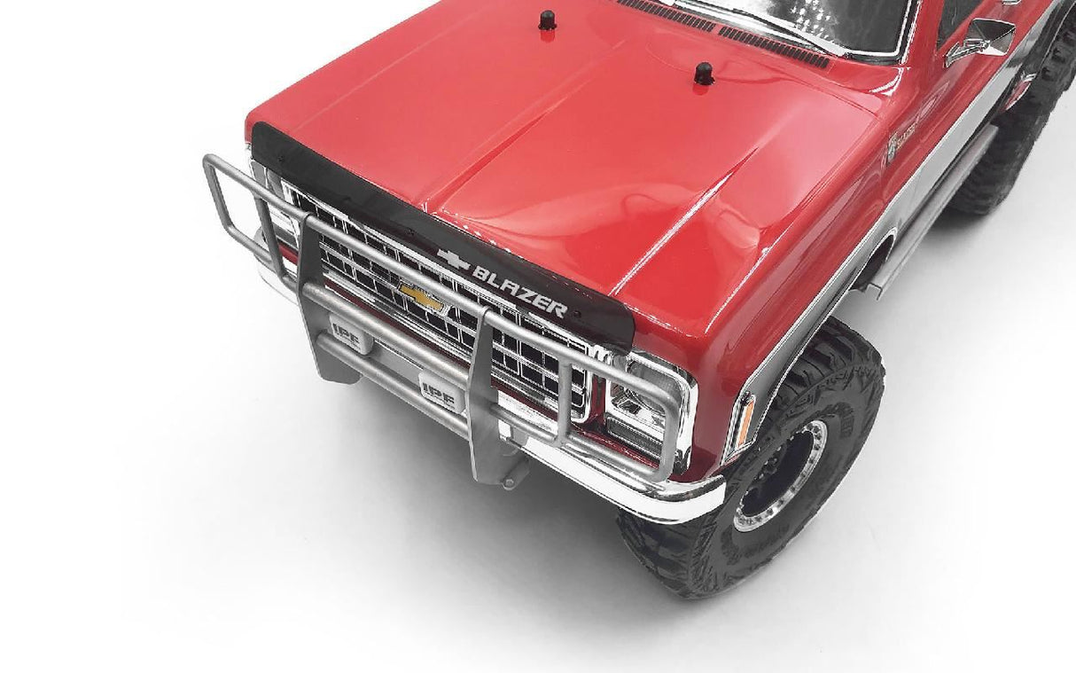 RC4WD RANCH FRONT GRILLE W/IPF LIGHTS FOR TRAXXAS TRX-4 CHEVY K5 BLAZER (SILVER)